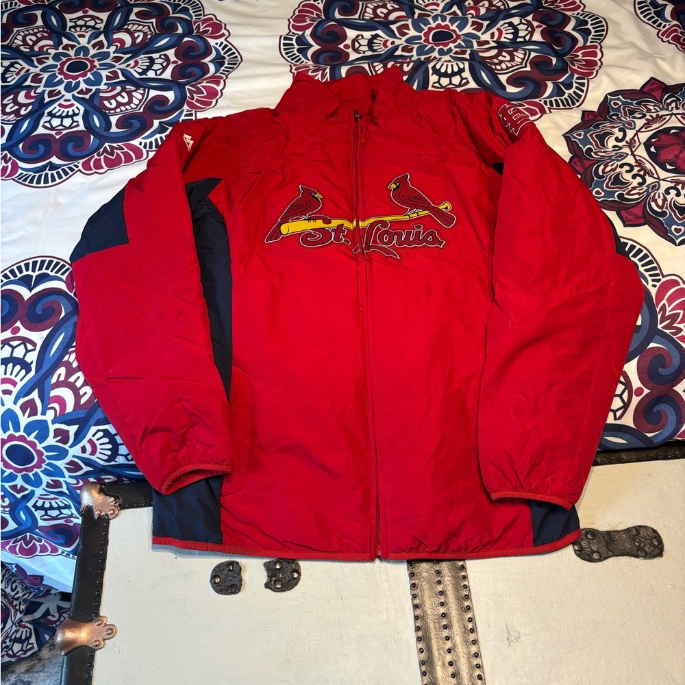 Authentic Majestic women’s Large St. Louis Cardinals Jacket